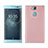 Coque Silicone Housse Etui Gel Serge S01 pour Sony Xperia XA2 Or Rose