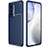 Coque Silicone Housse Etui Gel Serge S01 pour Vivo X70t Bleu