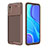 Coque Silicone Housse Etui Gel Serge S01 pour Xiaomi Redmi 9A Marron