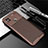 Coque Silicone Housse Etui Gel Serge S01 pour Xiaomi Redmi 9C Marron