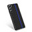 Coque Silicone Housse Etui Gel Serge S02 pour Samsung Galaxy S22 5G Bleu