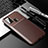 Coque Silicone Housse Etui Gel Serge WL1 pour Samsung Galaxy M21s Marron