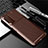 Coque Silicone Housse Etui Gel Serge Y01 pour Huawei Honor X10 5G Marron