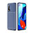 Coque Silicone Housse Etui Gel Serge Y01 pour Huawei Nova 6 5G Bleu