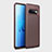 Coque Silicone Housse Etui Gel Serge Y01 pour Samsung Galaxy S10 Marron