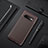 Coque Silicone Housse Etui Gel Serge Y02 pour Samsung Galaxy S10 5G Marron