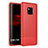 Coque Silicone Housse Etui Gel Serge Z01 pour Huawei Mate 20 Pro Rouge