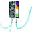 Coque Silicone Motif Fantaisie Souple Couleur Unie Etui Housse avec Laniere Strap Y01B pour Samsung Galaxy A13 5G Petit