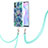 Coque Silicone Motif Fantaisie Souple Couleur Unie Etui Housse avec Laniere Strap Y01B pour Xiaomi Redmi 9A Petit