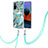 Coque Silicone Motif Fantaisie Souple Couleur Unie Etui Housse avec Laniere Strap Y01B pour Xiaomi Redmi Note 10 Pro Max Vert