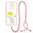 Coque Silicone Motif Fantaisie Souple Couleur Unie Etui Housse avec Laniere Strap Y01X pour Xiaomi Poco M2 Petit