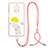 Coque Silicone Motif Fantaisie Souple Couleur Unie Etui Housse avec Laniere Strap Y01X pour Xiaomi Poco M2 Pro Petit