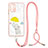 Coque Silicone Motif Fantaisie Souple Couleur Unie Etui Housse avec Laniere Strap Y01X pour Xiaomi Poco M5S Petit