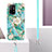 Coque Silicone Motif Fantaisie Souple Couleur Unie Etui Housse avec Laniere Strap Y02B pour Oppo F19 Pro+ Plus 5G Petit