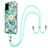 Coque Silicone Motif Fantaisie Souple Couleur Unie Etui Housse avec Laniere Strap Y02B pour Samsung Galaxy A03s Petit