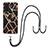 Coque Silicone Motif Fantaisie Souple Couleur Unie Etui Housse avec Laniere Strap Y02B pour Samsung Galaxy S23 FE 5G Petit