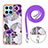 Coque Silicone Motif Fantaisie Souple Couleur Unie Etui Housse avec Laniere Strap Y03B pour Huawei Honor 70 Lite 5G Petit