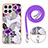 Coque Silicone Motif Fantaisie Souple Couleur Unie Etui Housse avec Laniere Strap Y03B pour Huawei Honor X8 4G Petit