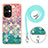 Coque Silicone Motif Fantaisie Souple Couleur Unie Etui Housse avec Laniere Strap Y03B pour OnePlus Nord CE 3 5G Petit