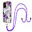 Coque Silicone Motif Fantaisie Souple Couleur Unie Etui Housse avec Laniere Strap Y03B pour Samsung Galaxy S23 FE 5G Petit