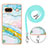 Coque Silicone Motif Fantaisie Souple Couleur Unie Etui Housse avec Laniere Strap Y05B pour Google Pixel 7a 5G Petit