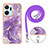 Coque Silicone Motif Fantaisie Souple Couleur Unie Etui Housse avec Laniere Strap Y05B pour Huawei Honor X7a Petit