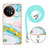 Coque Silicone Motif Fantaisie Souple Couleur Unie Etui Housse avec Laniere Strap Y05B pour OnePlus 11 5G Petit