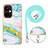 Coque Silicone Motif Fantaisie Souple Couleur Unie Etui Housse avec Laniere Strap Y05B pour OnePlus Nord CE 3 5G Petit