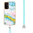 Coque Silicone Motif Fantaisie Souple Couleur Unie Etui Housse avec Laniere Strap Y05B pour OnePlus Nord N200 5G Petit