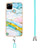 Coque Silicone Motif Fantaisie Souple Couleur Unie Etui Housse avec Laniere Strap Y05B pour Realme C21Y Petit