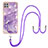 Coque Silicone Motif Fantaisie Souple Couleur Unie Etui Housse avec Laniere Strap Y05B pour Samsung Galaxy A22s 5G Petit