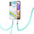 Coque Silicone Motif Fantaisie Souple Couleur Unie Etui Housse avec Laniere Strap Y05B pour Samsung Galaxy A33 5G Petit