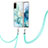 Coque Silicone Motif Fantaisie Souple Couleur Unie Etui Housse avec Laniere Strap Y05B pour Samsung Galaxy S20 5G Petit