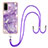 Coque Silicone Motif Fantaisie Souple Couleur Unie Etui Housse avec Laniere Strap Y05B pour Samsung Galaxy S20 5G Petit