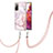 Coque Silicone Motif Fantaisie Souple Couleur Unie Etui Housse avec Laniere Strap Y05B pour Samsung Galaxy S20 FE 4G Petit