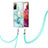 Coque Silicone Motif Fantaisie Souple Couleur Unie Etui Housse avec Laniere Strap Y05B pour Samsung Galaxy S20 FE 4G Petit