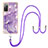 Coque Silicone Motif Fantaisie Souple Couleur Unie Etui Housse avec Laniere Strap Y05B pour Samsung Galaxy S20 FE 4G Petit