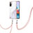 Coque Silicone Motif Fantaisie Souple Couleur Unie Etui Housse avec Laniere Strap Y05B pour Xiaomi Redmi Note 10 Pro 4G Petit