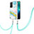 Coque Silicone Motif Fantaisie Souple Couleur Unie Etui Housse avec Laniere Strap Y05B pour Xiaomi Redmi Note 11 Pro 4G Colorful