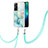 Coque Silicone Motif Fantaisie Souple Couleur Unie Etui Housse avec Laniere Strap Y05B pour Xiaomi Redmi Note 11 Pro 4G Petit
