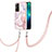 Coque Silicone Motif Fantaisie Souple Couleur Unie Etui Housse avec Laniere Strap Y05B pour Xiaomi Redmi Note 11 Pro 5G Petit