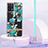 Coque Silicone Motif Fantaisie Souple Couleur Unie Etui Housse avec Laniere Strap Y06B pour Realme 9 4G Petit