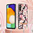 Coque Silicone Motif Fantaisie Souple Couleur Unie Etui Housse avec Laniere Strap Y06B pour Samsung Galaxy A04s Petit