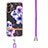 Coque Silicone Motif Fantaisie Souple Couleur Unie Etui Housse avec Laniere Strap Y06B pour Samsung Galaxy A04s Petit