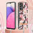 Coque Silicone Motif Fantaisie Souple Couleur Unie Etui Housse avec Laniere Strap Y06B pour Samsung Galaxy A33 5G Petit