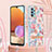 Coque Silicone Motif Fantaisie Souple Couleur Unie Etui Housse avec Laniere Strap Y06B pour Samsung Galaxy M32 5G Petit