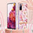 Coque Silicone Motif Fantaisie Souple Couleur Unie Etui Housse avec Laniere Strap Y06B pour Samsung Galaxy S20 FE 4G Petit