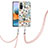 Coque Silicone Motif Fantaisie Souple Couleur Unie Etui Housse avec Laniere Strap Y06B pour Xiaomi Redmi Note 10 Pro Max Petit