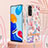 Coque Silicone Motif Fantaisie Souple Couleur Unie Etui Housse avec Laniere Strap Y06B pour Xiaomi Redmi Note 11 4G (2022) Petit