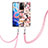 Coque Silicone Motif Fantaisie Souple Couleur Unie Etui Housse avec Laniere Strap Y06B pour Xiaomi Redmi Note 11 5G Petit